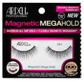 This is a set of Ardell Professional Magnetic MEGAHOLD false eyelashes in the style 056.