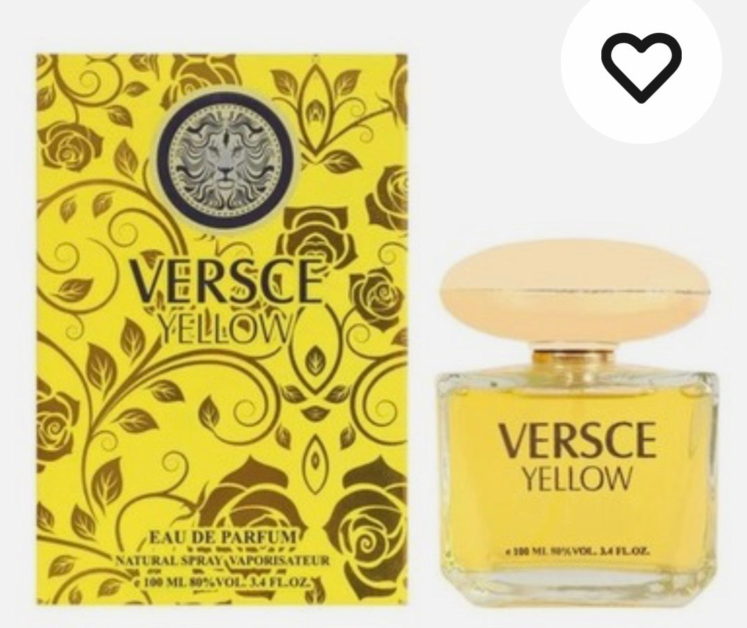 This is a 100ml bottle of Versce Yellow Eau de Parfum spray.