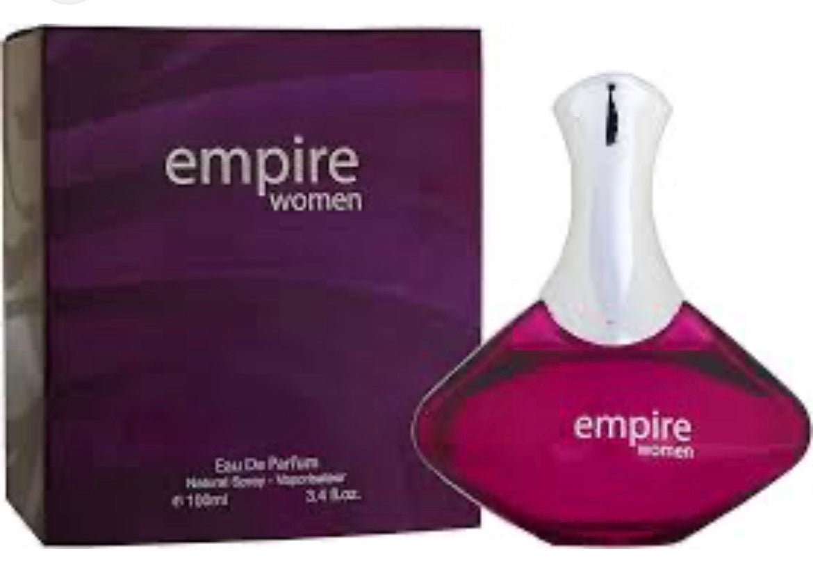 This is a Fragrance Couture Empire Women Eau de Parfum 3.4 oz spray bottle.