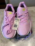 These are Adidas Duramo SL women's running shoes in the Bliss Lilac colorway size U.S 9