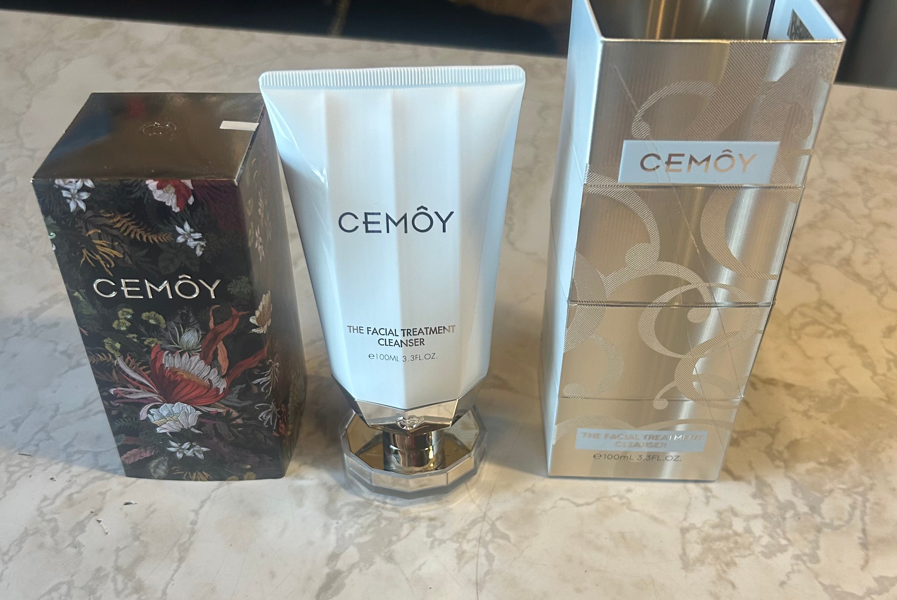 These are Cemoy The Facial Treatment Cleanser 100ml tubes.