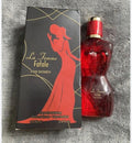 This is a 100ml bottle of La Femme Fatale Eau de Parfum for women.This fragrance is an oriental floral scent designed for women.