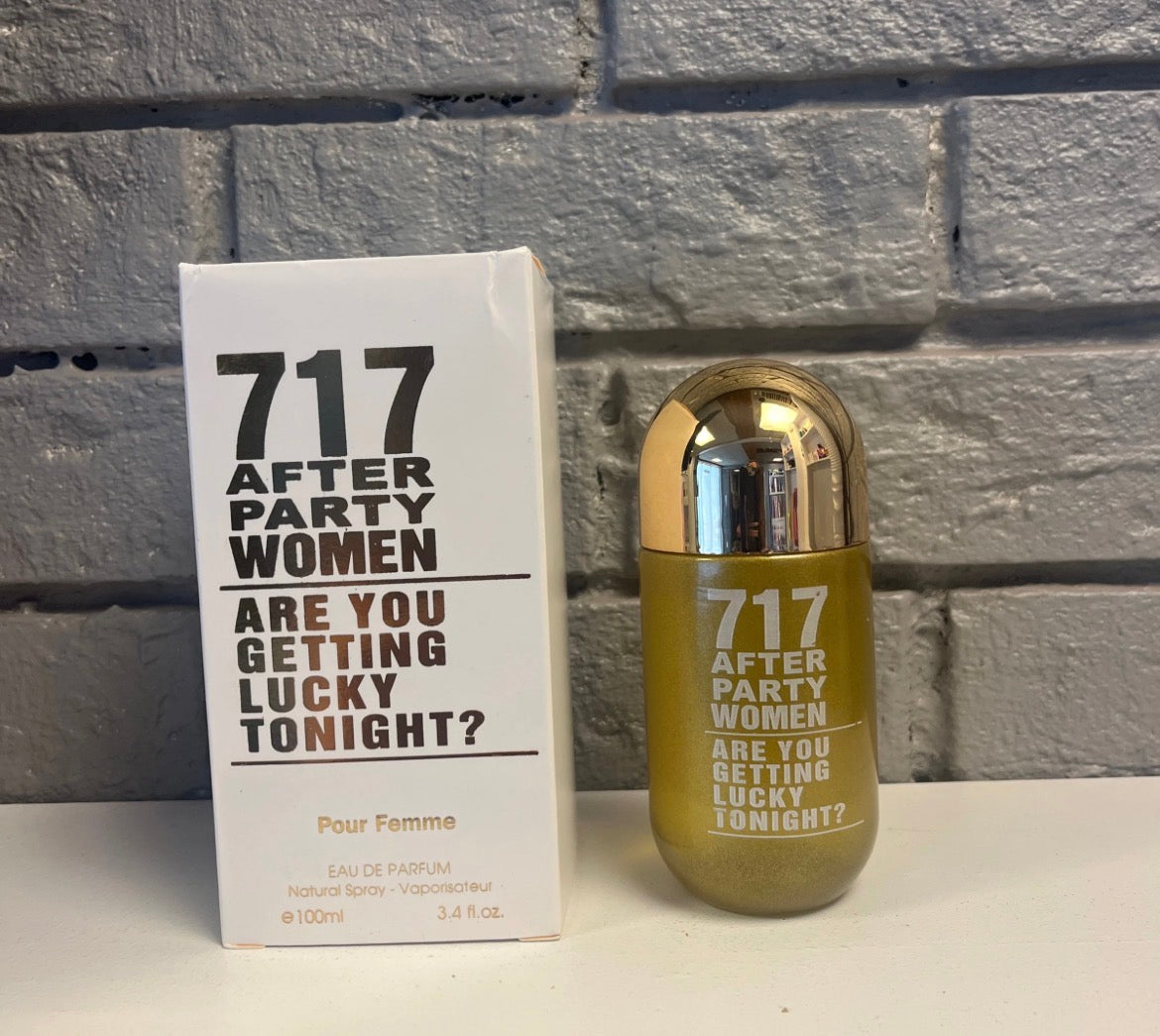This is a 3.4 fl oz bottle of 717 After Party Women Eau De Parfum by Fragrance Couture.