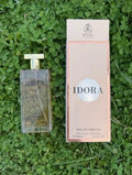 This is a bottle of Idora Eau de Parfum by Fragrance World.