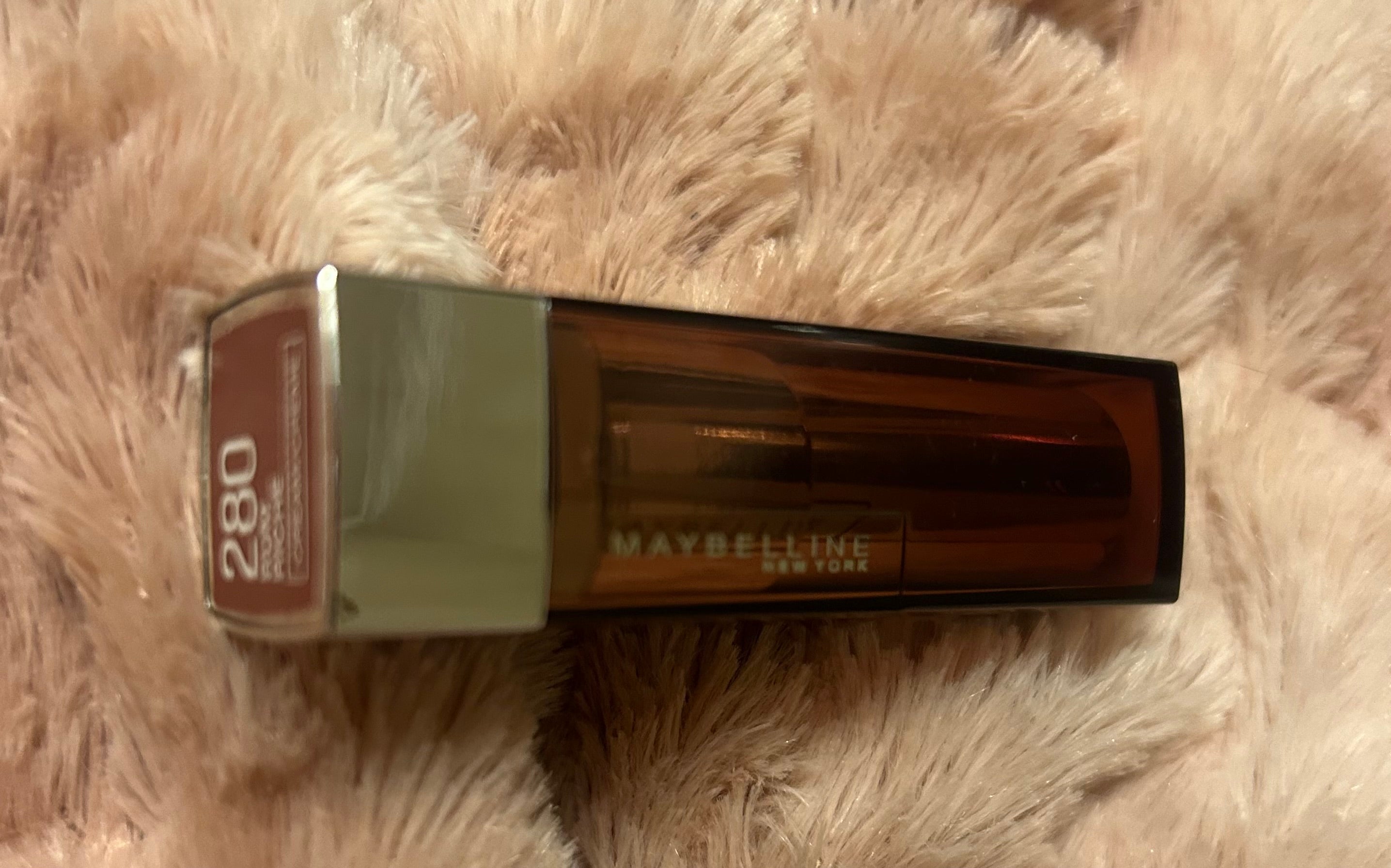 This is a Maybelline Color Sensational Creamy Matte lipstick in the shade 280 Rum Riche.