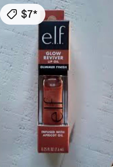 This is an e.l.f. Glow Reviver Lip Oil in a glimmer finish.