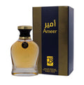 This is a Manasik Ameer Eau de Parfum 100ml fragrance bottle in its gold packaging.