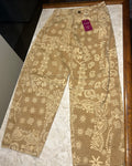 Loveimgs new Medium beige bandana paisley print jeans from the brand Loveimgs