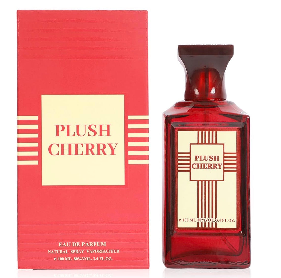 This is a 100ml (3.4 fl. oz.) bottle of Plush Cherry Eau de Parfum for women.