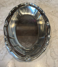 This is a vintage used Alfra Alessi Barocco Italian stainless steel serving bowl.